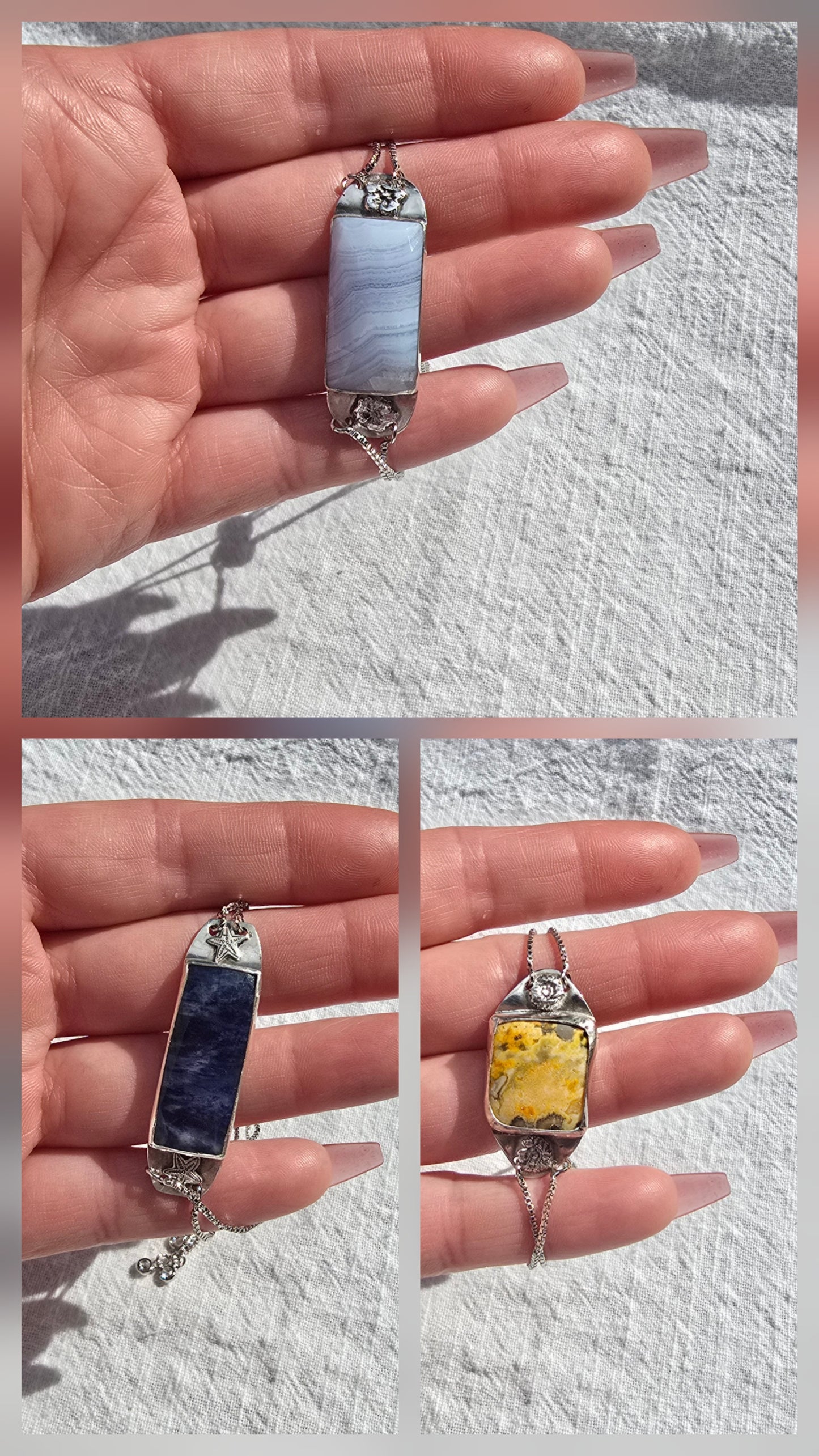 Blue Crazy Lage Agate Bracelet