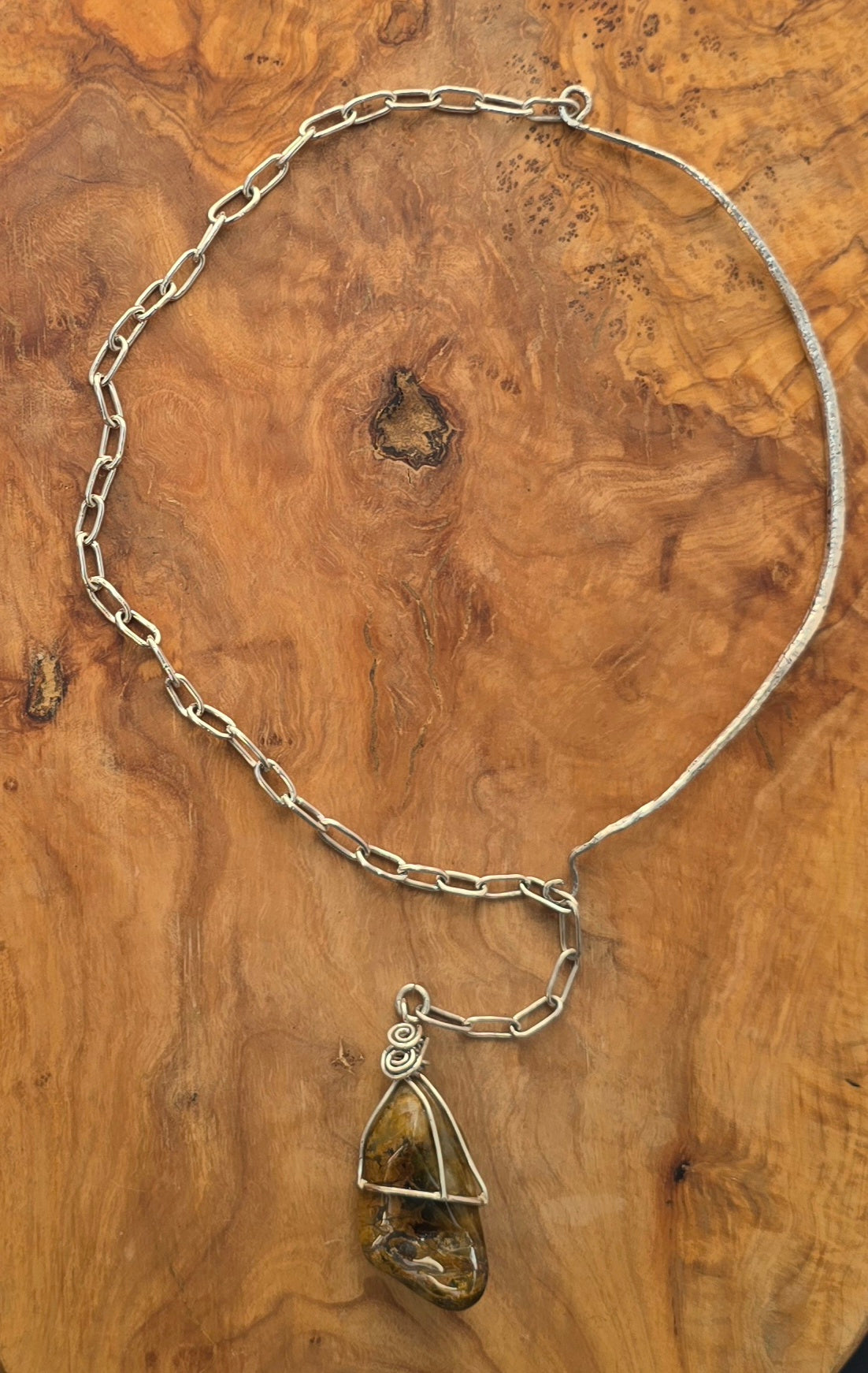 Hanging Pietersite stone Pendent