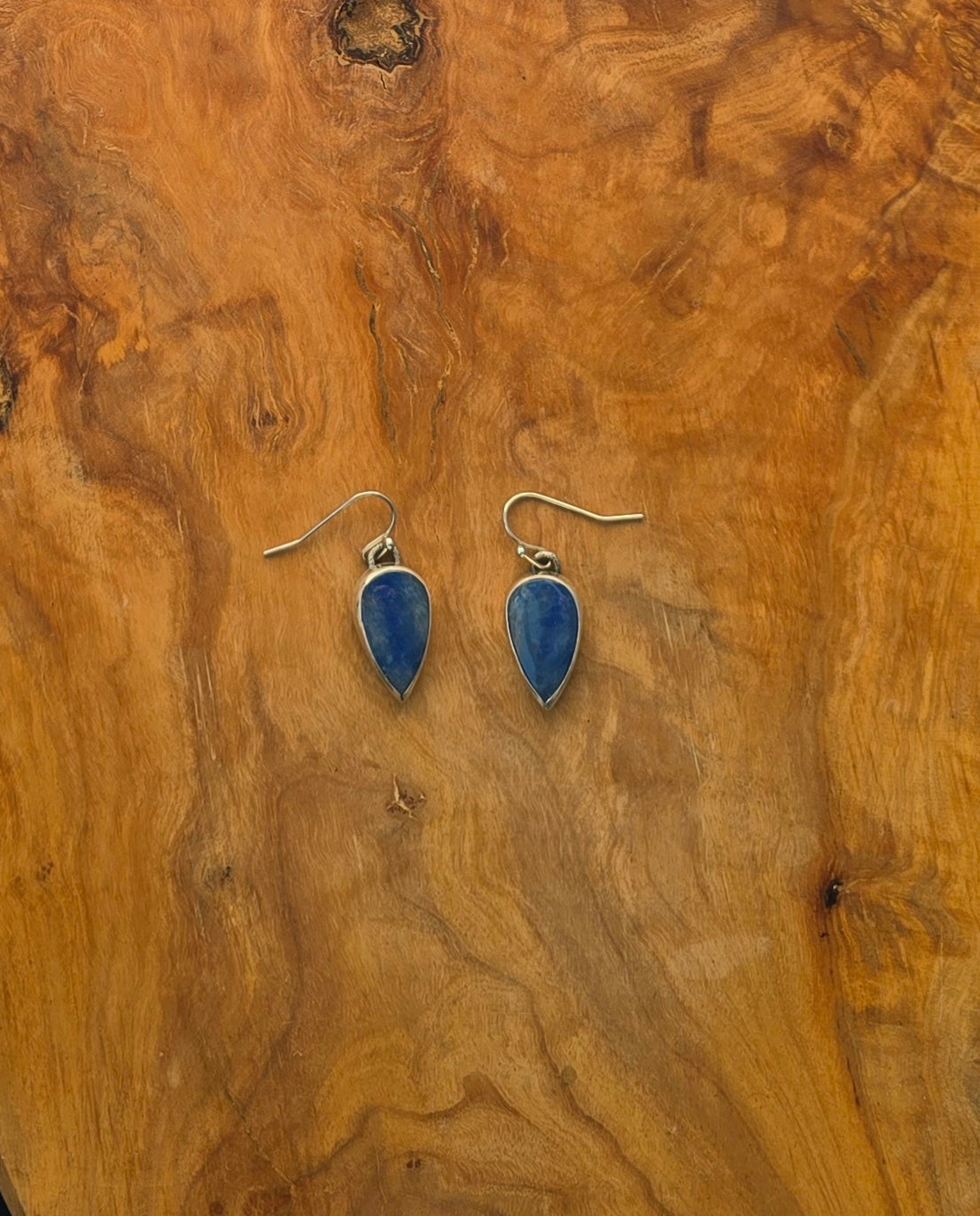 Natural Blue Paraiba Quartz earrings