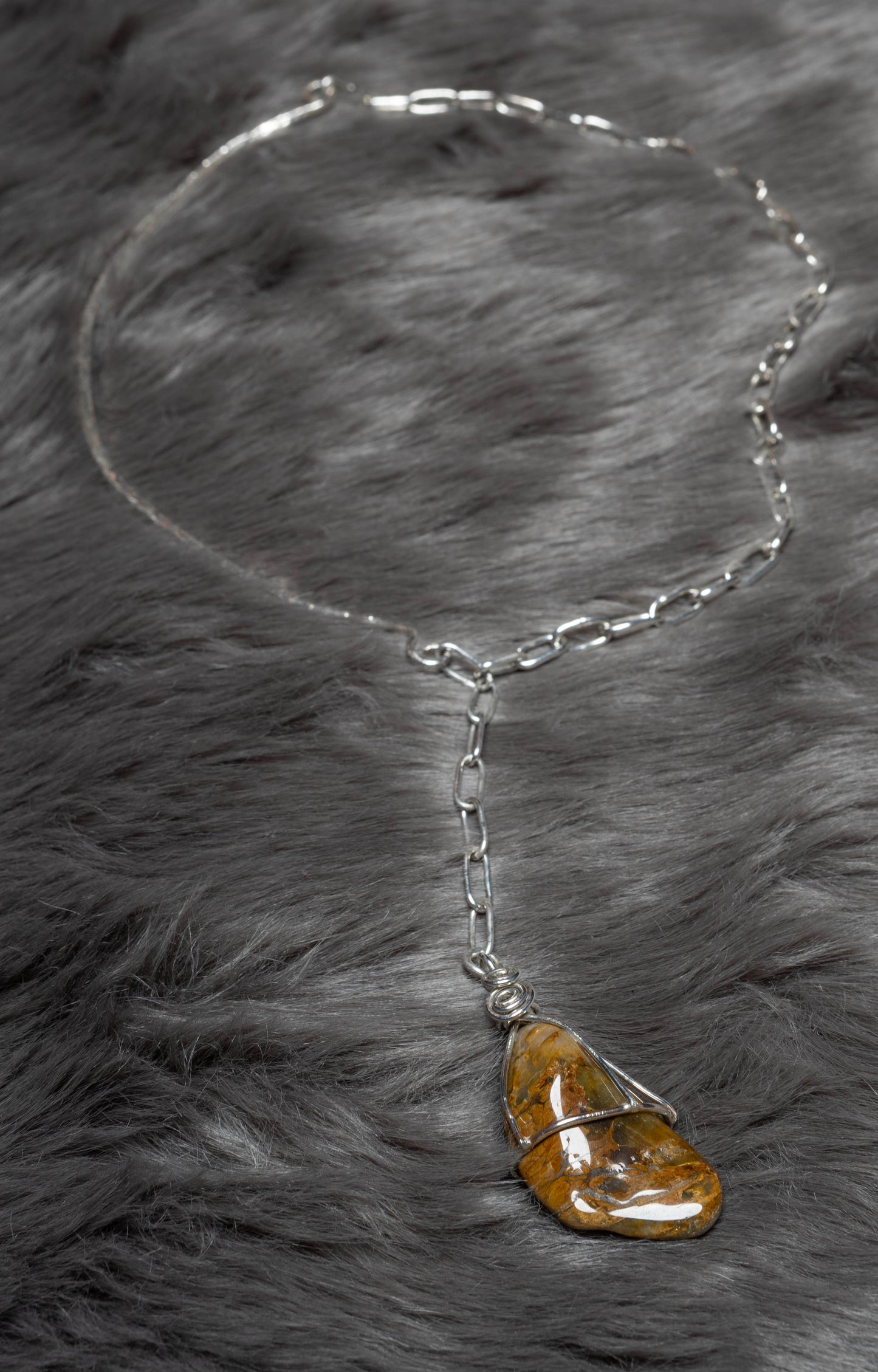 Hanging Pietersite stone Pendent