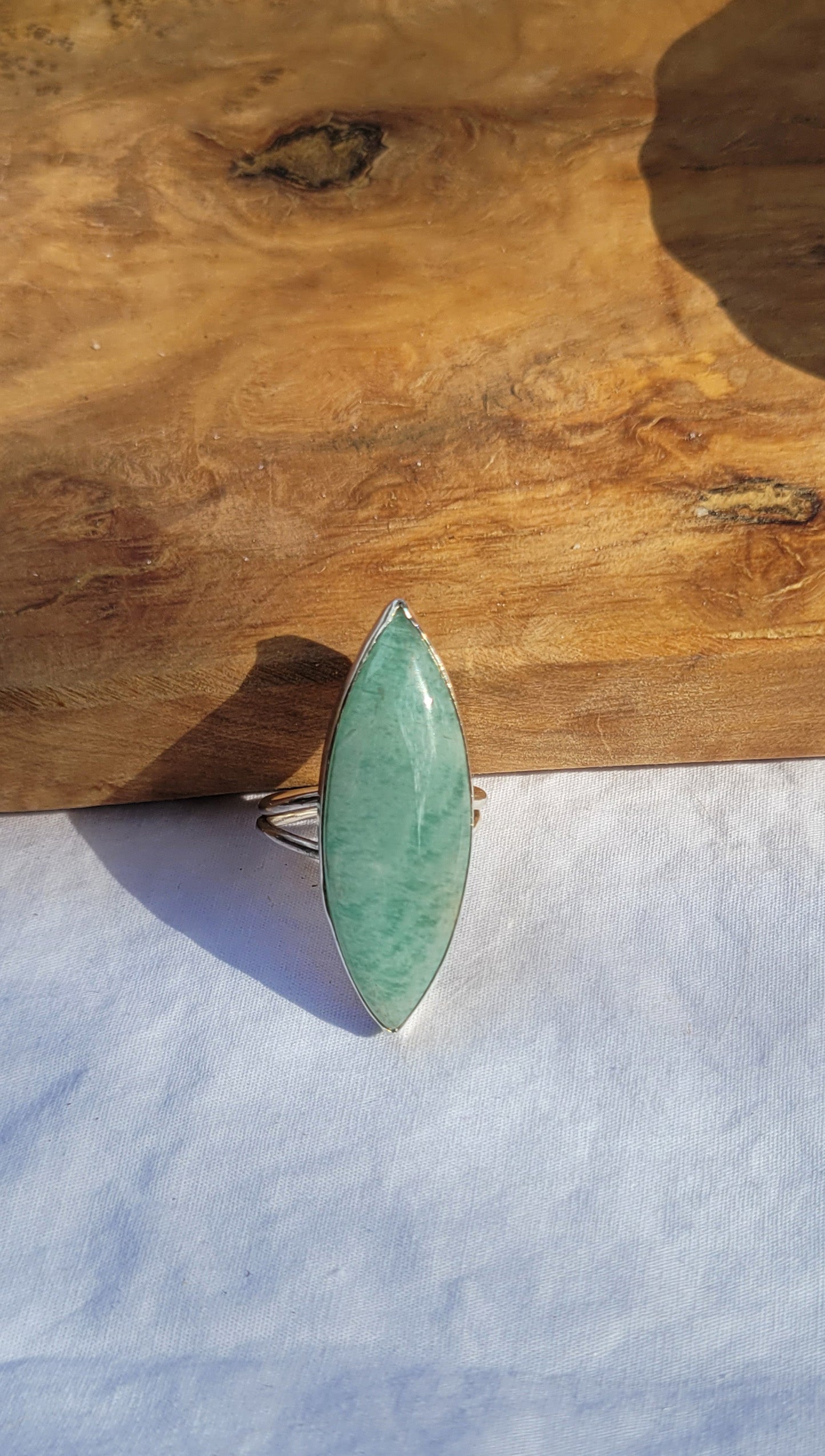 Amazonite Ring Size 8.5