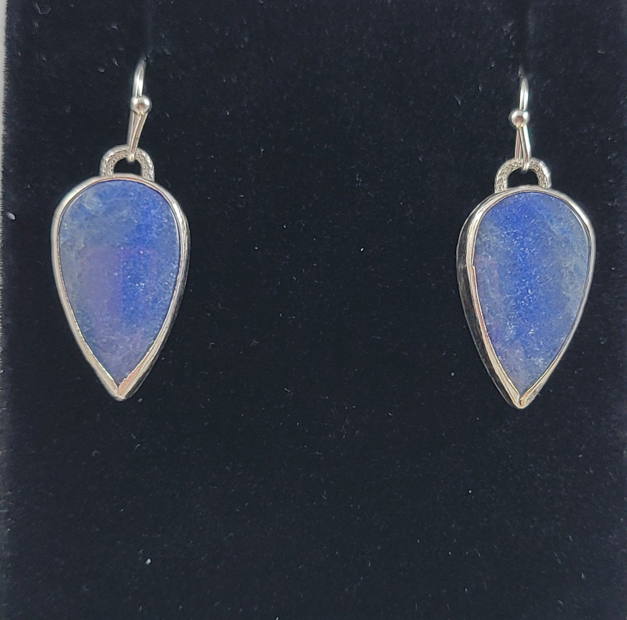 Natural Blue Paraiba Quartz earrings