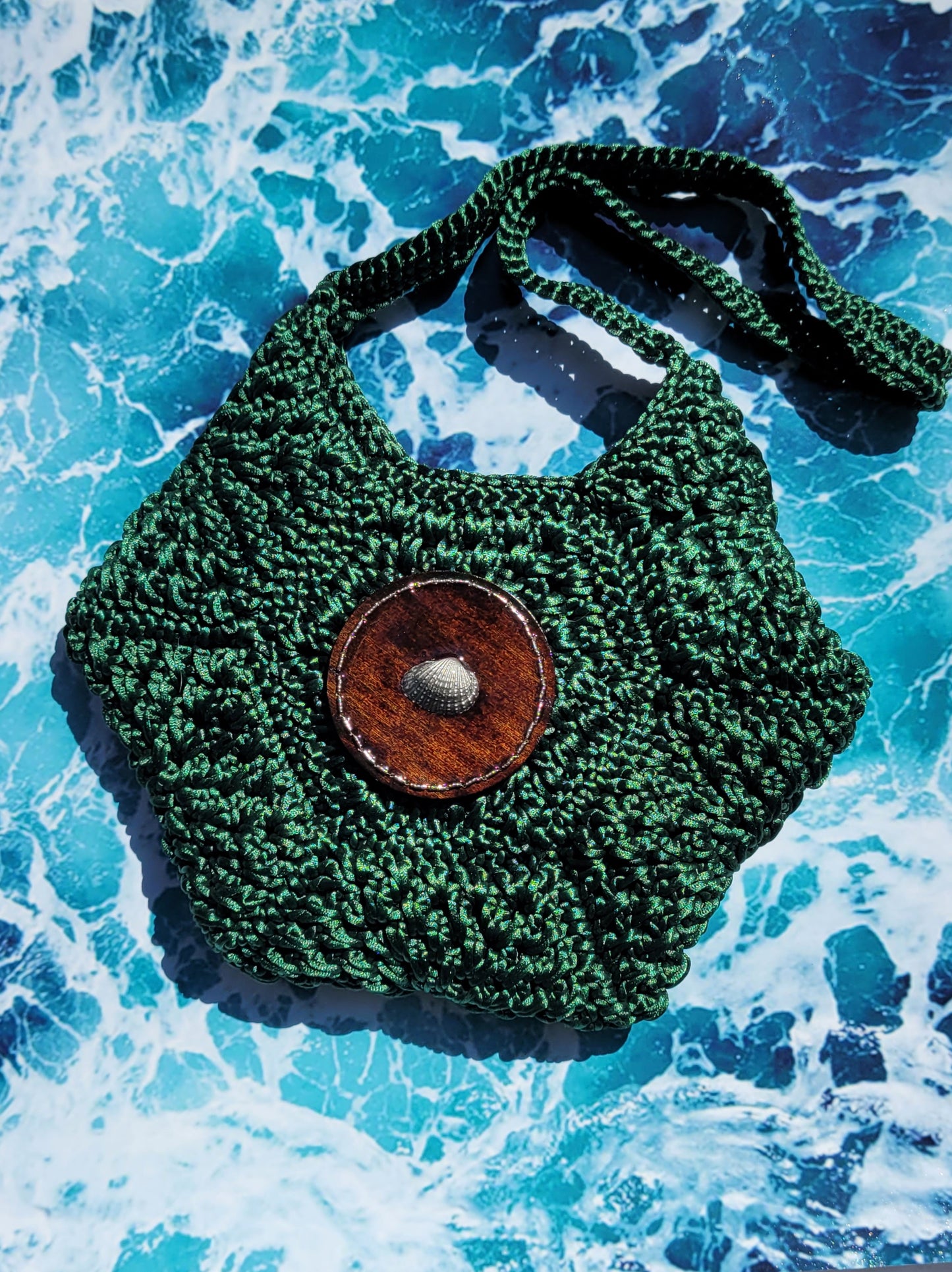 The Rising Tides Handbag (Medium) Green