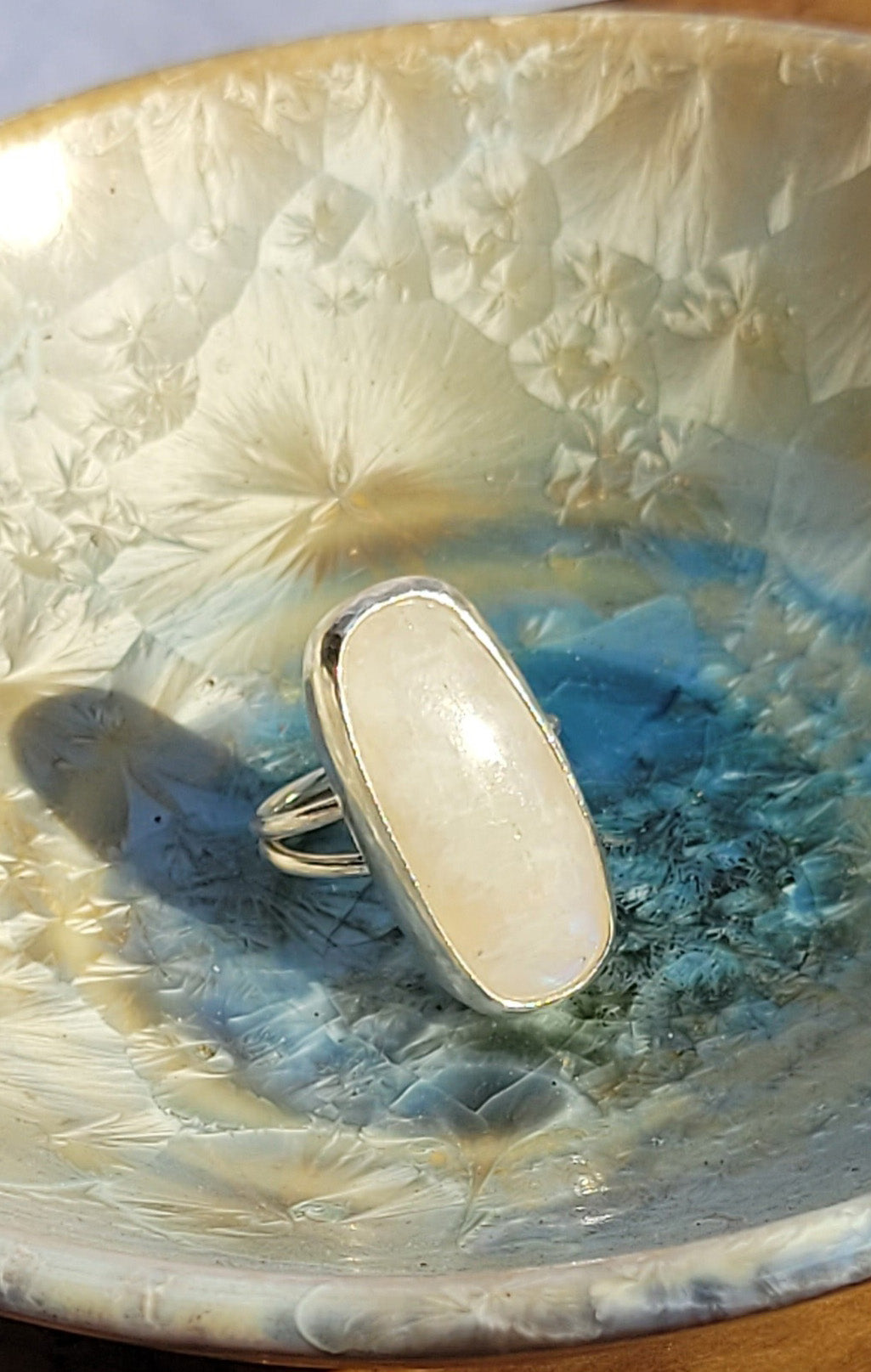 Moonstone ring size 8