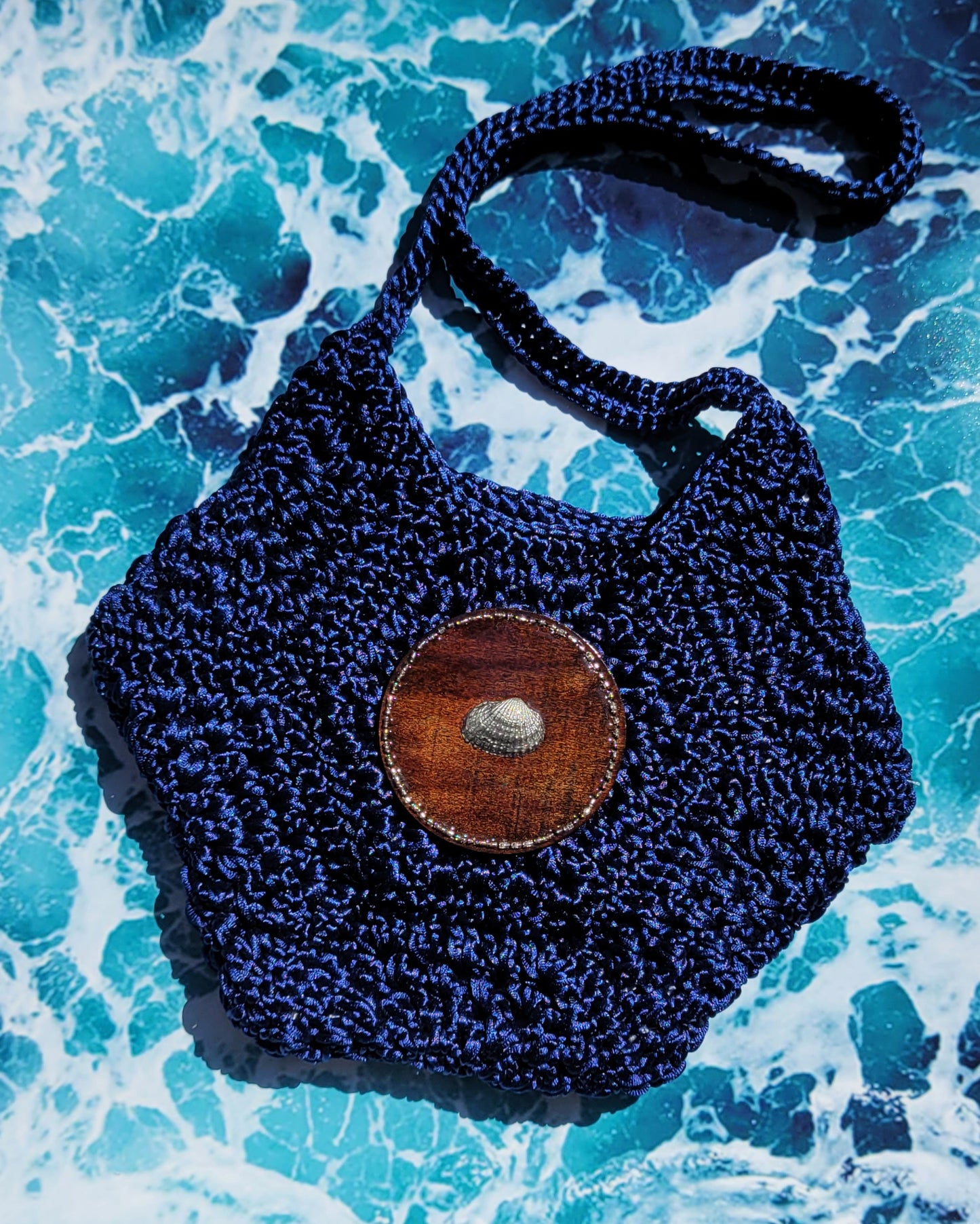 The Rising Tides Handbag (Medium) Blue