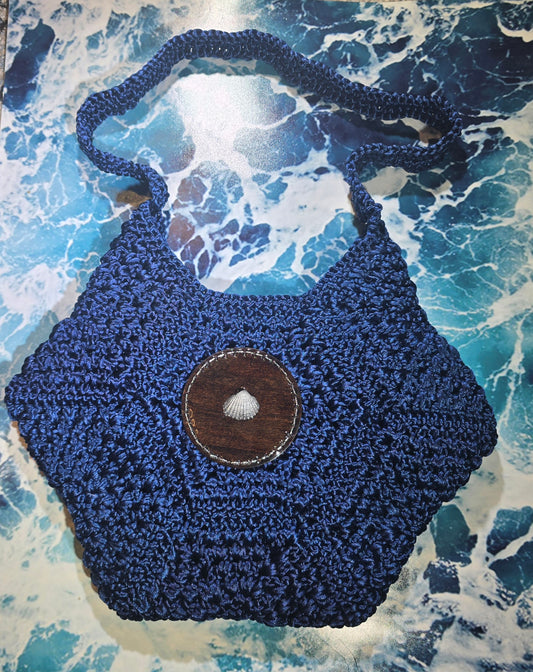 The Rising Tides Handbag (Large) Blue