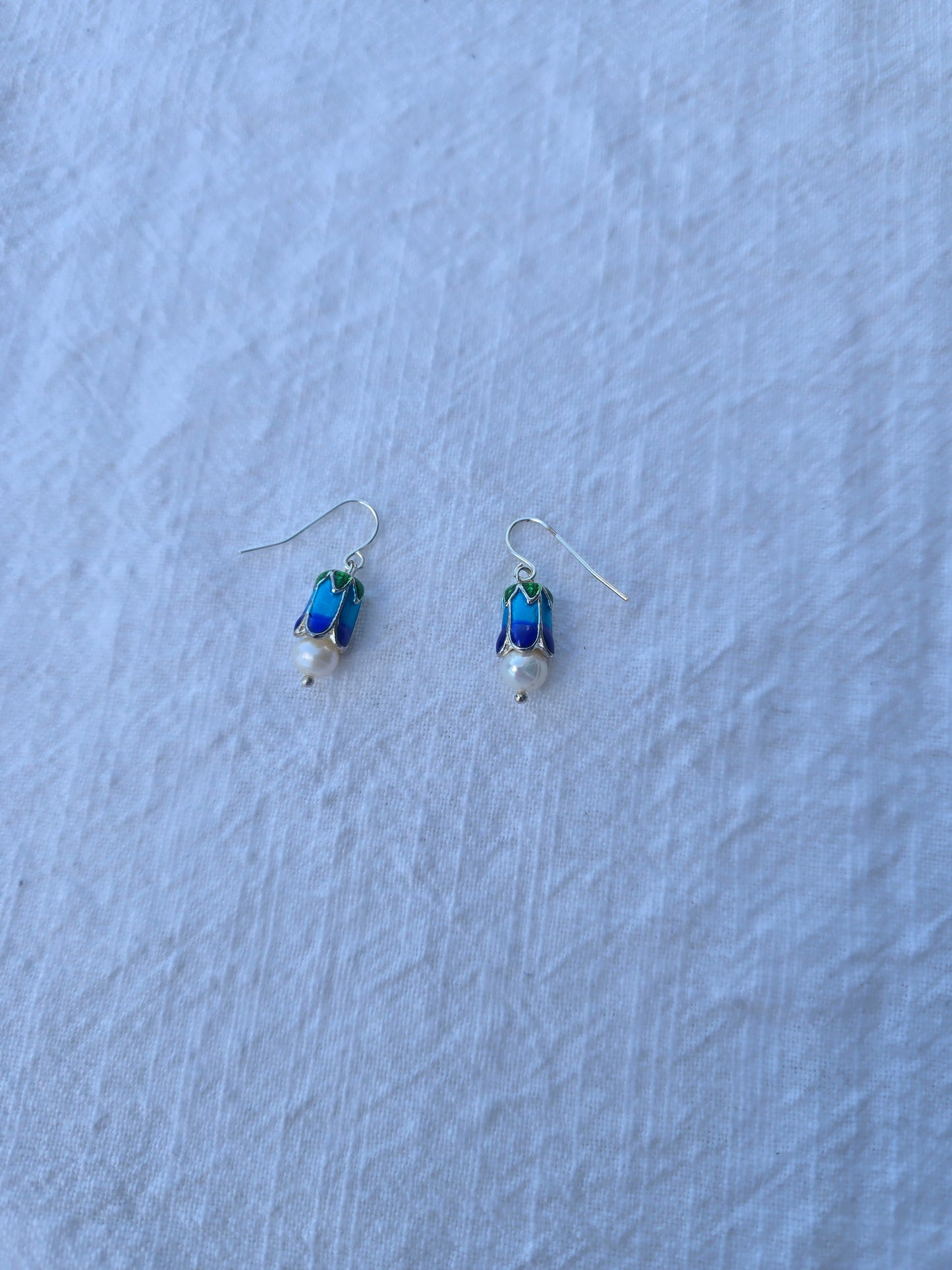 Flower Pearl Earrings #1