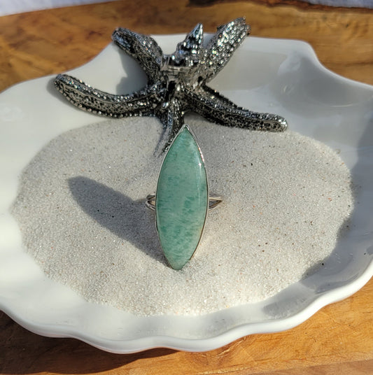 Amazonite Ring Size 8.5