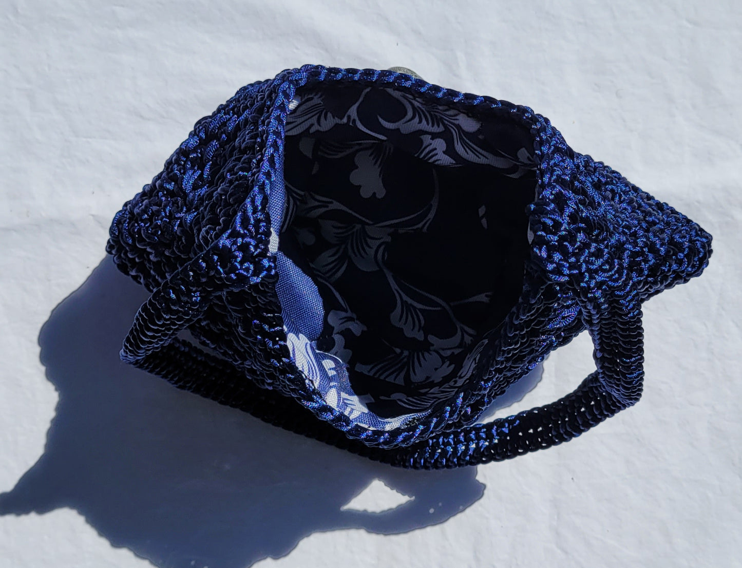 The Rising Tides Handbag (Medium) Blue