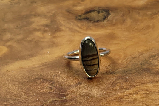 Picture Jasper Ring Size 7.5