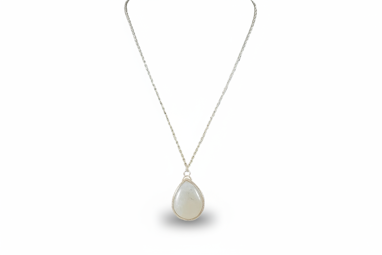 Teardrop Moonstone Necklace
