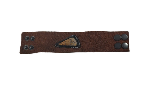 Jasper leather cuff (adjustable 7 to 7.25 in)