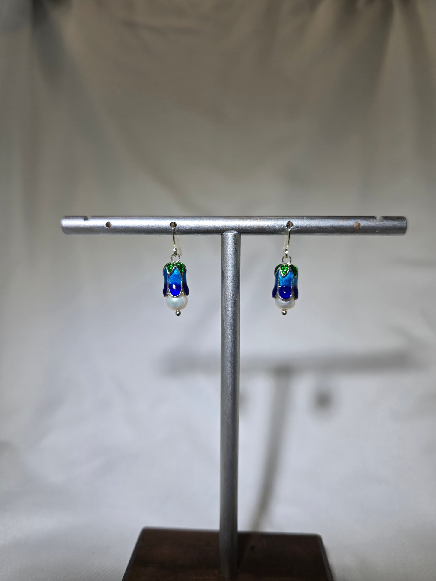 Flower Pearl Earrings #1