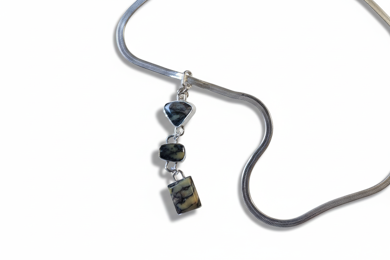 Dendritic Agate Pendent