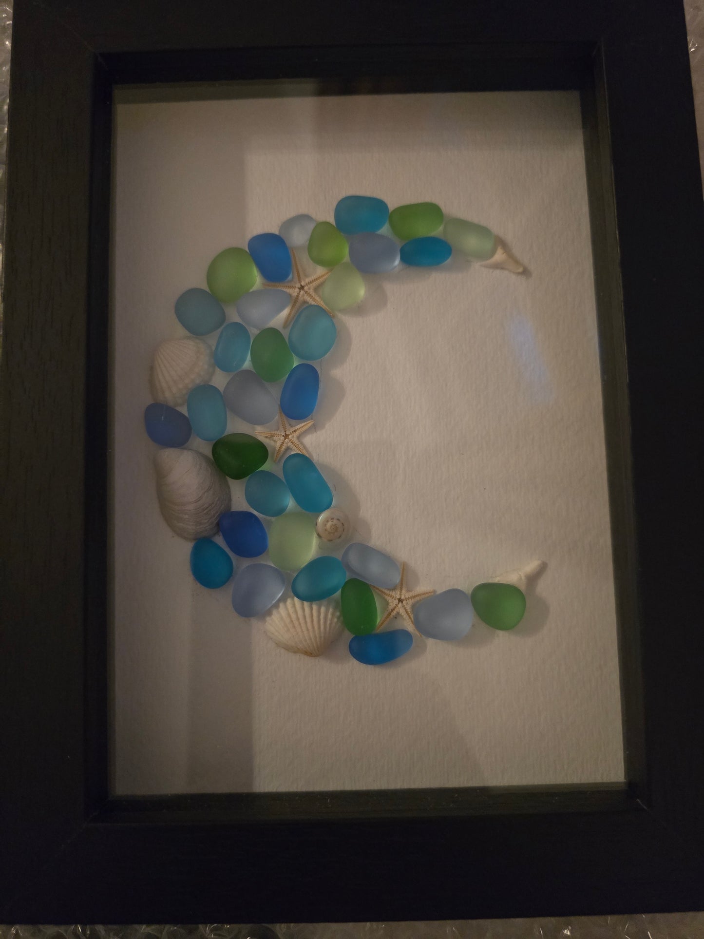 Shadowbox  Seaglass Art #5